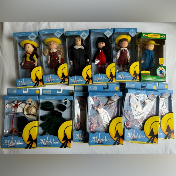 LOT Madeline Friends Nona Nicole Danielle Pepito Miss Clavel Chloe Dolls Clothes - Picture 1 of 16